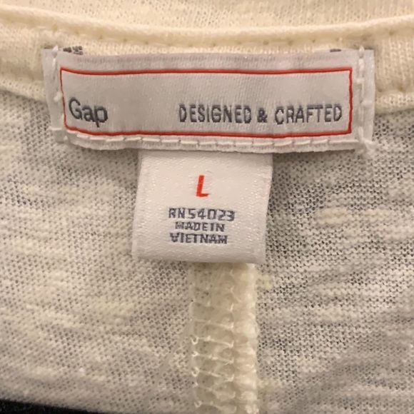 NWT Gap Cotton Blend Top Yellow Large - Picture 12 of 12